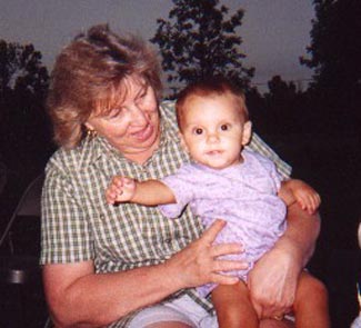 Grandma Raines and me