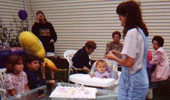 Michelle, Matthew, Aunt Joelle, Great Aunt Loretta, me, Great Aunt Arlene, Mommy and Great Great Aunt Marie