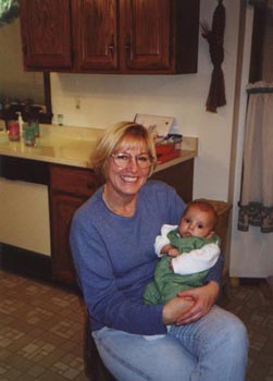 Great Aunt Charlene and me