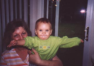 Grandma Raines and me